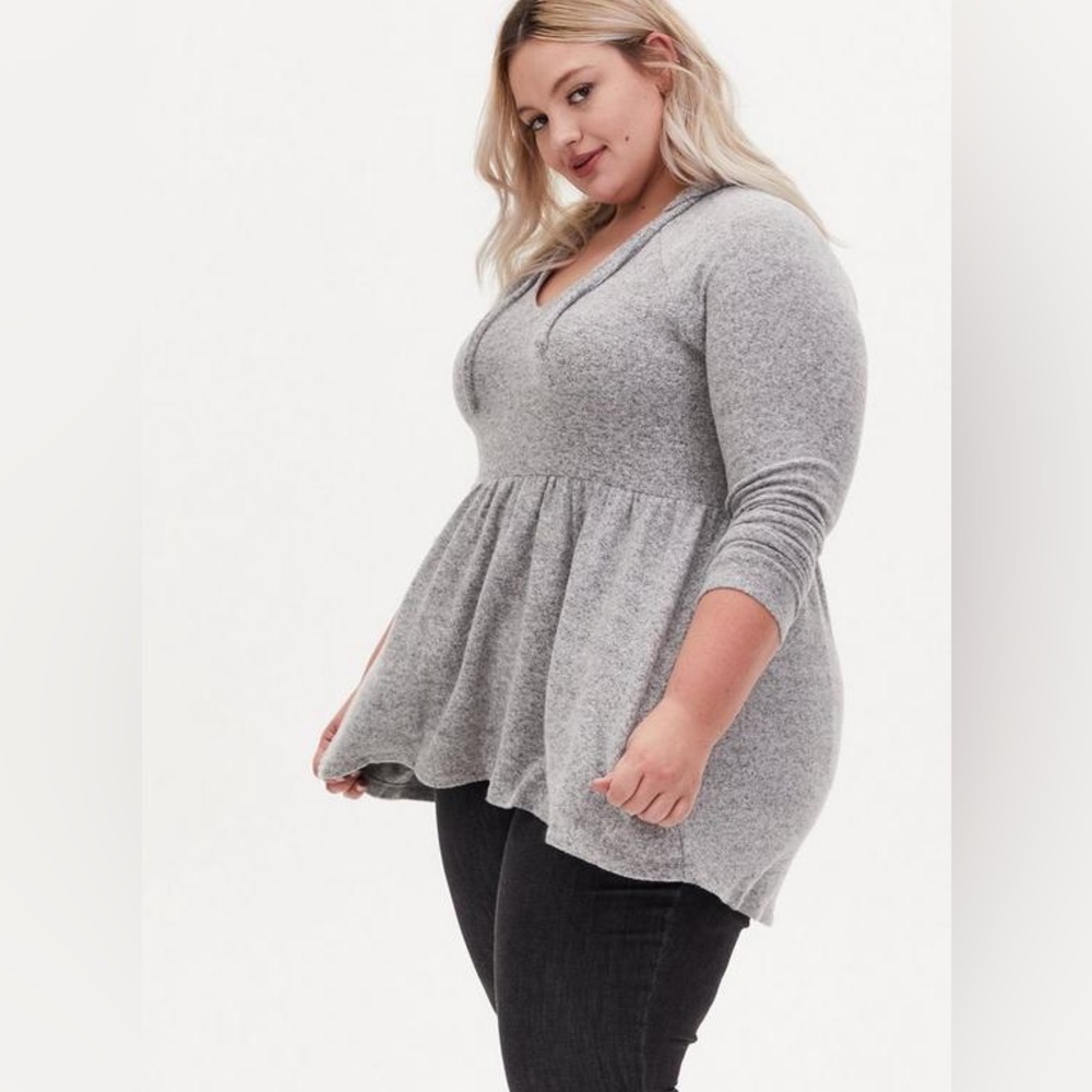 Torrid Super Soft Plush Babydoll Hoodie Women’s Plus Size 2XL